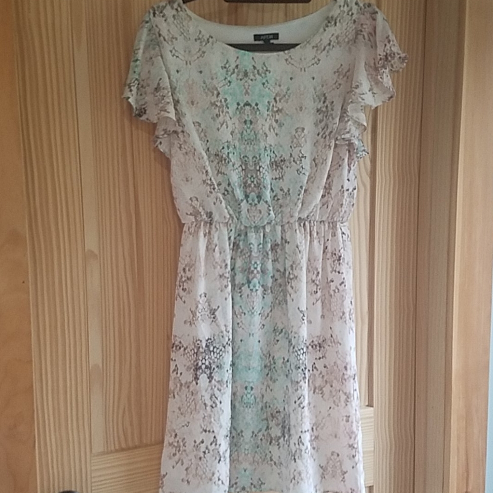 Cinch waist dress